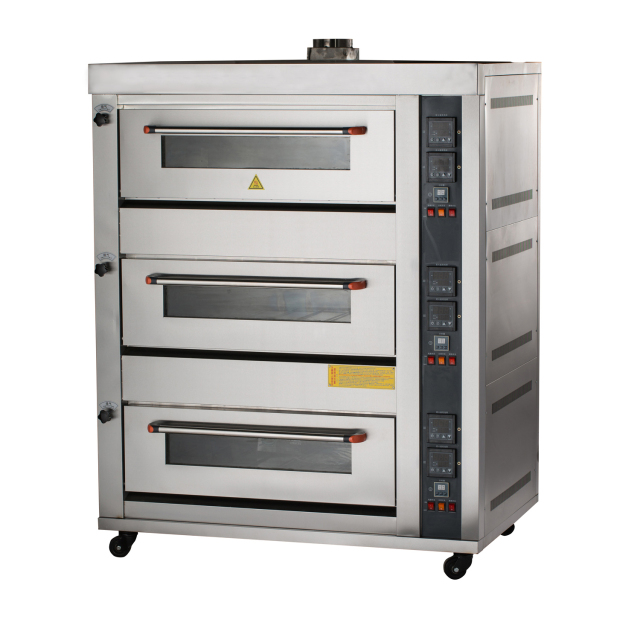 Baking deck oven