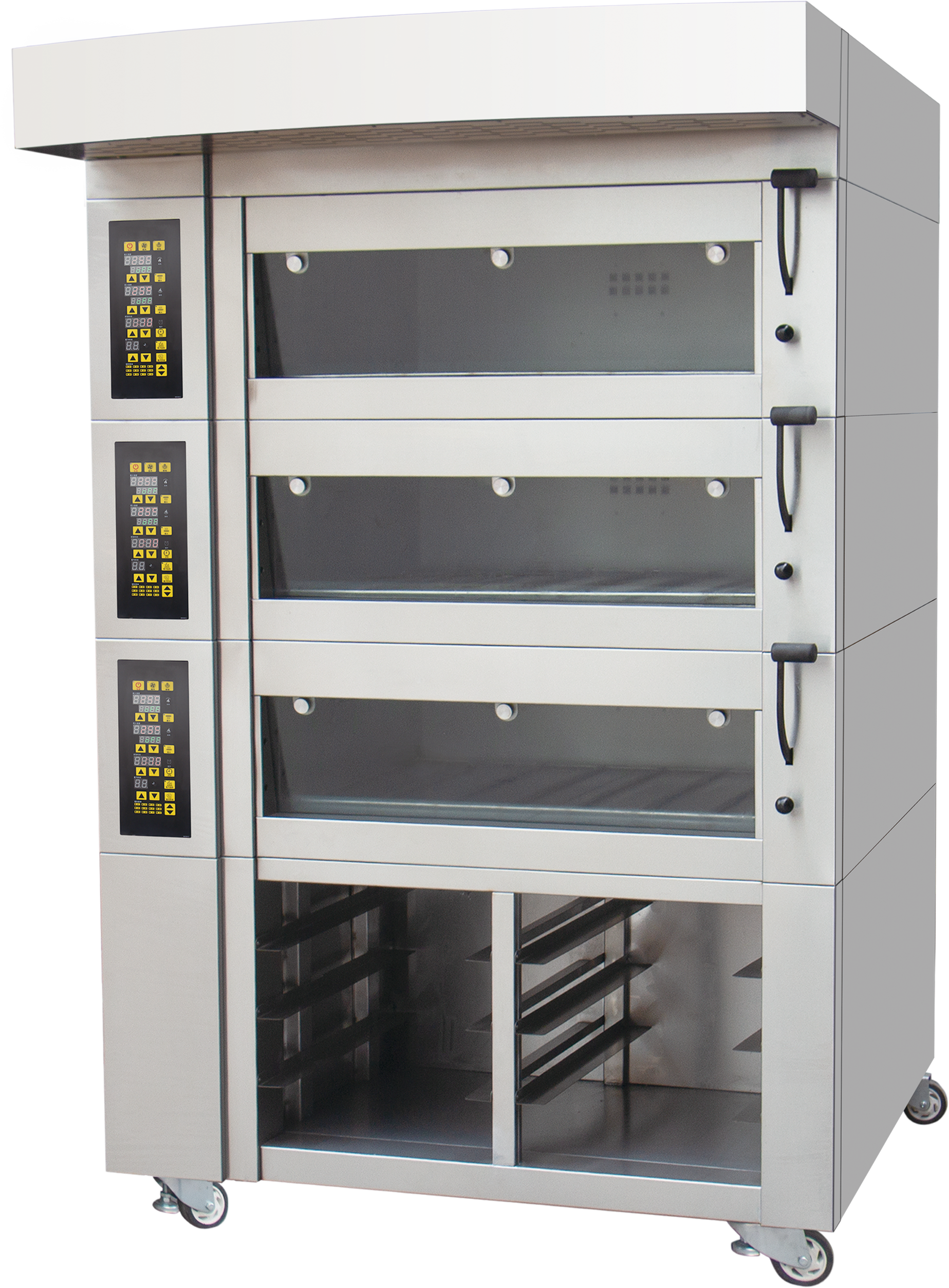 Baking deck oven