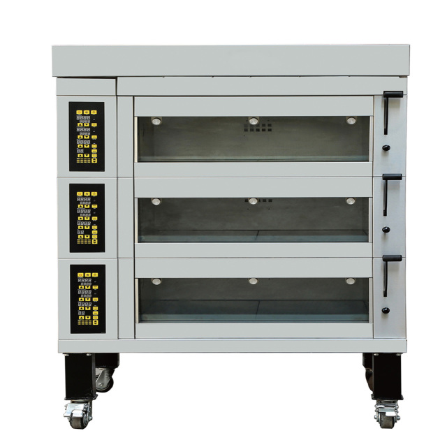 Baking deck oven