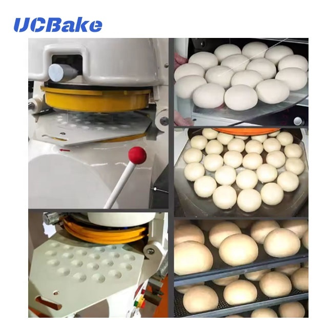 Adjustable 20-70g Automatic Dough Divider and Rounder Machine for Bread Pizza Bun Cutter Rounder Dividing and Rounding Machine