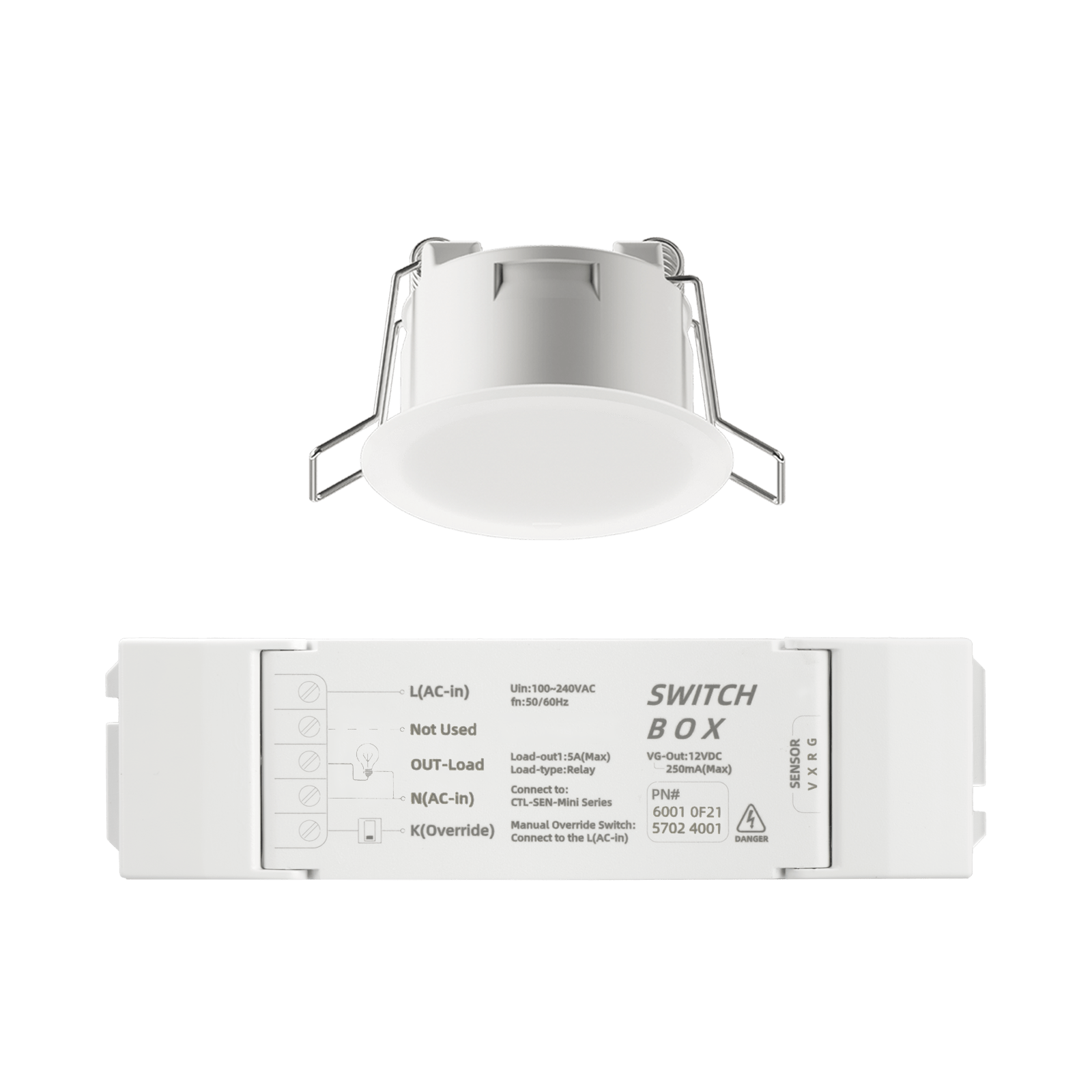 Mini 24G Radar Presence Sensor (Switch 1KW)