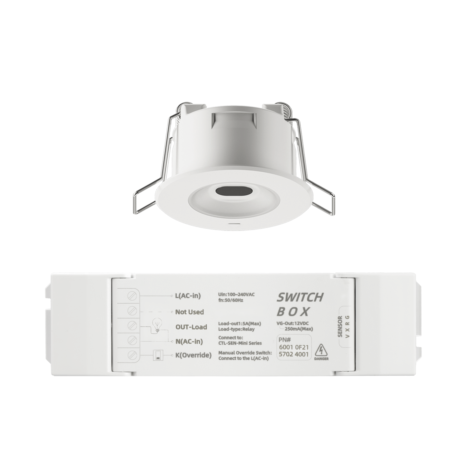 Mini ToF Ranging Occupancy Sensor (Switch 1KW)
