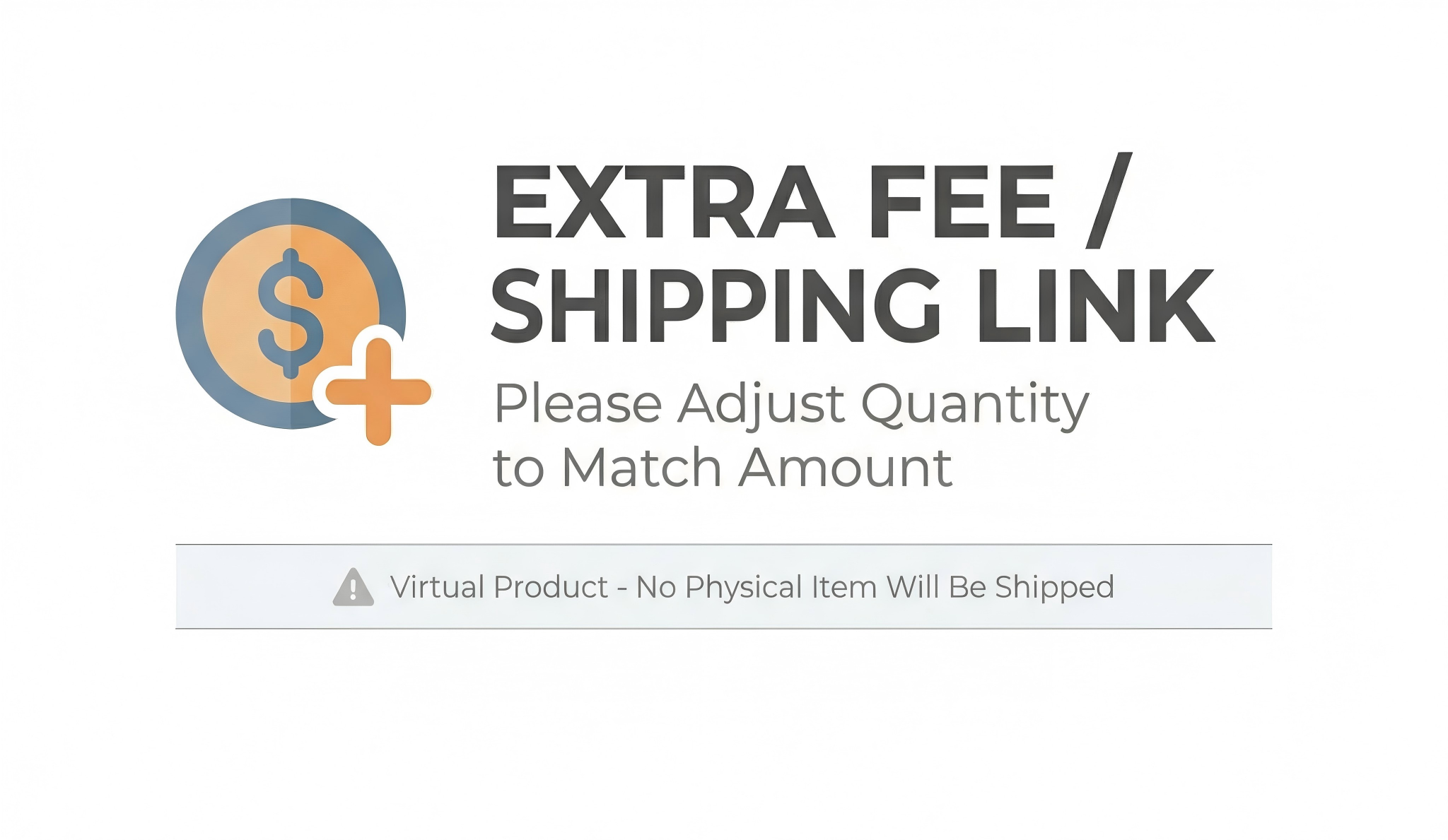 Shipping Fee / Balance Payment Link