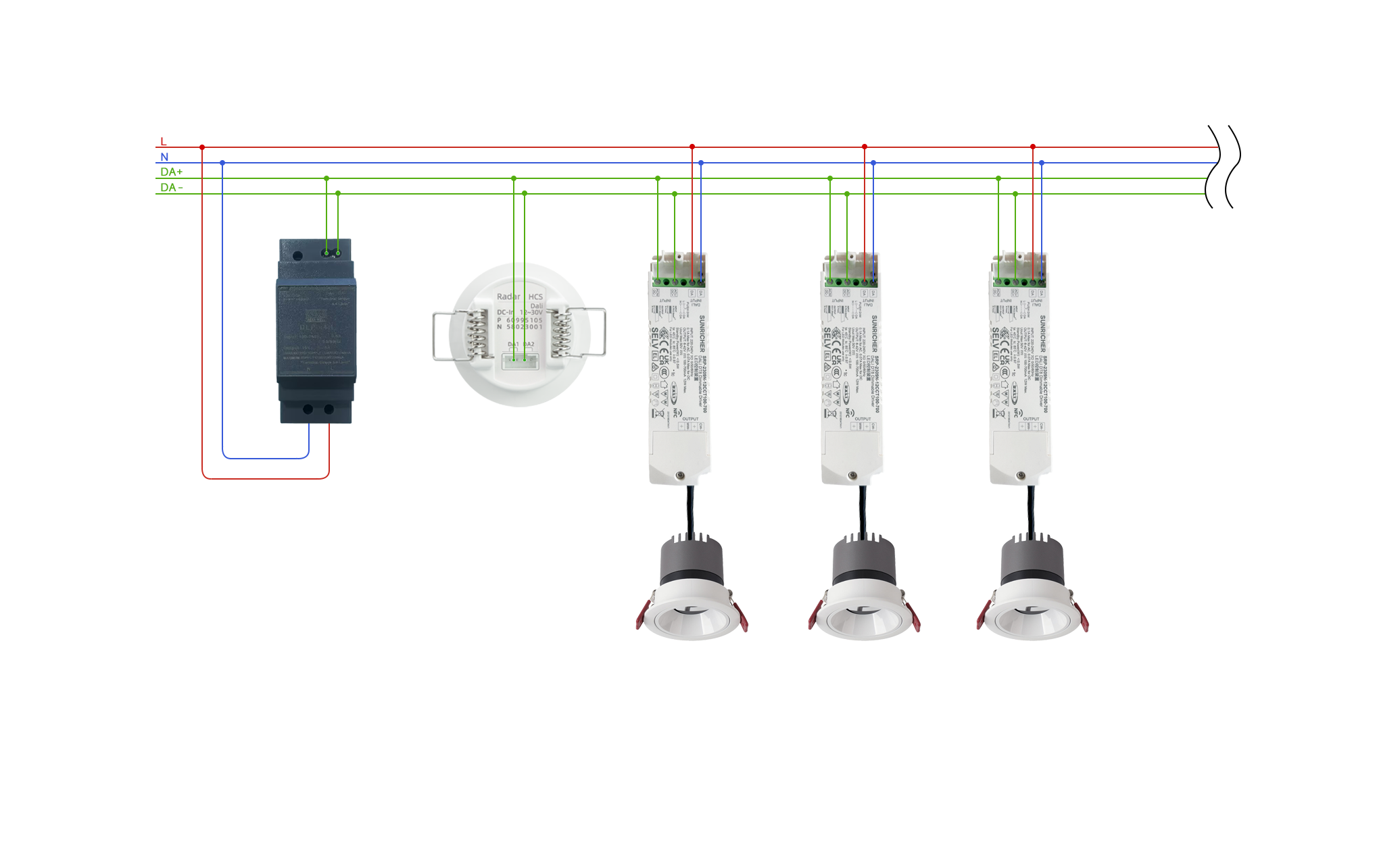 DALI Wiring