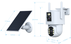 4G AOV solar battery camera