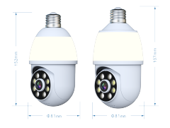 E27 Bulb camera with Light