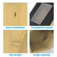 Wooden Bird House with 5MP Camera
