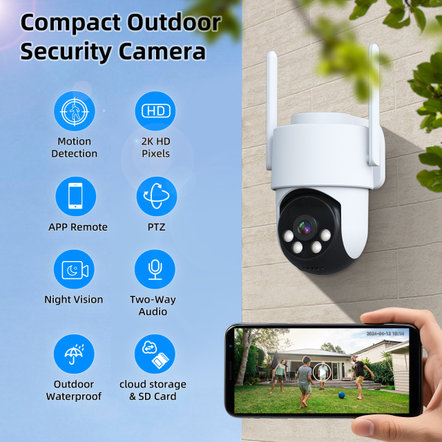 2/3MP WiFi PTZ Dome Camera