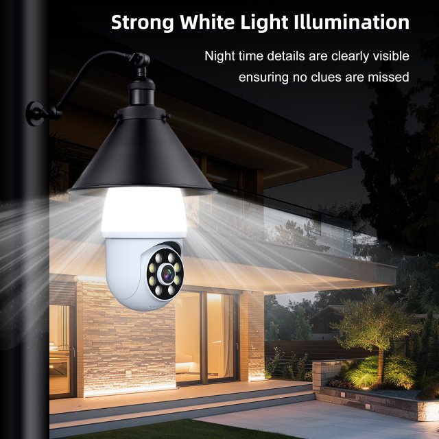 E27 Bulb camera with Light