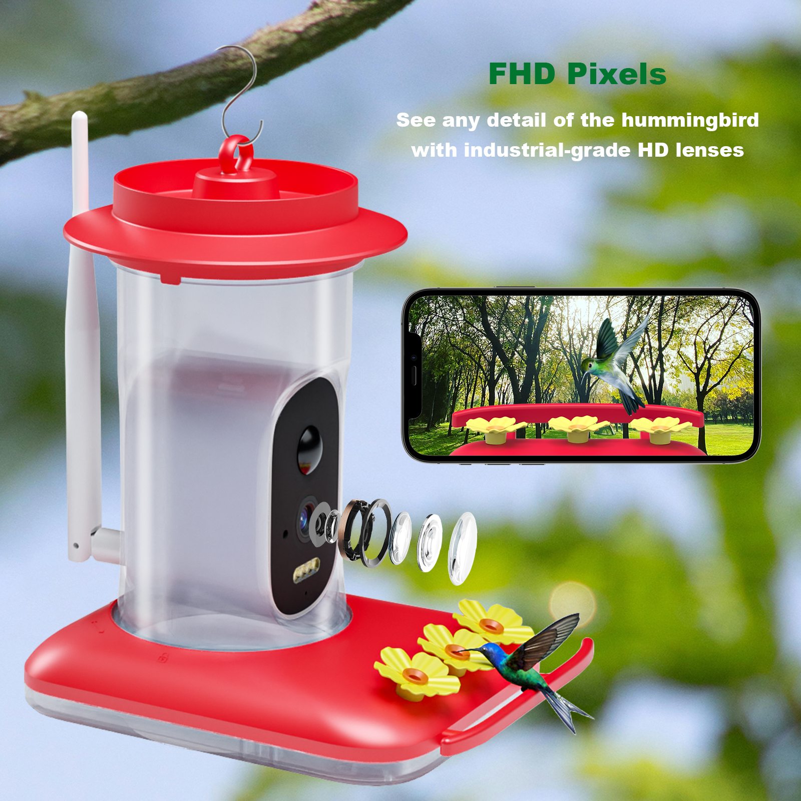 Hummingbird Water Dispenser
