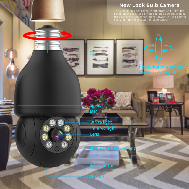 2MP/3MP light bulb camera