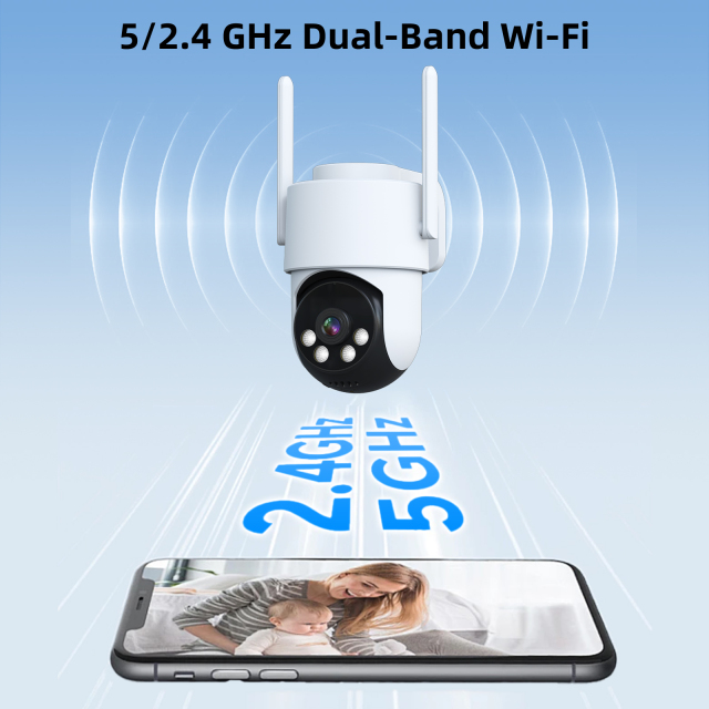 2/3MP WiFi PTZ Dome Camera