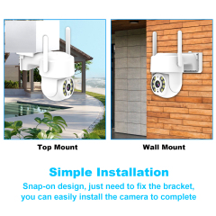 PTZ Camera with Double Flashing Alarm