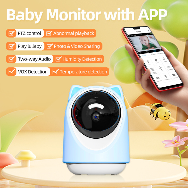 3MP Tuya Baby Monitor Single Camera