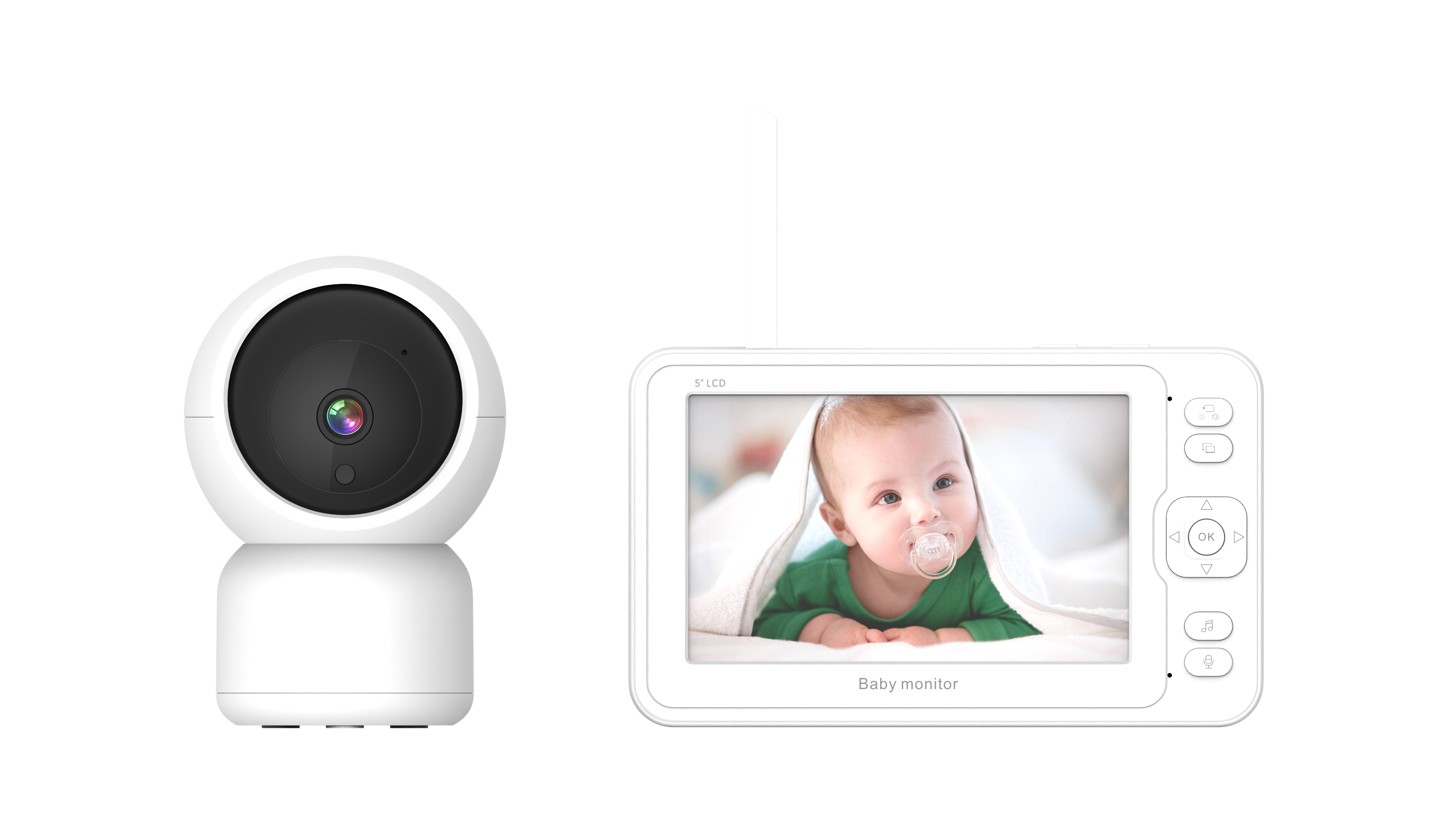 Baby Monitor with 5-inch Screen