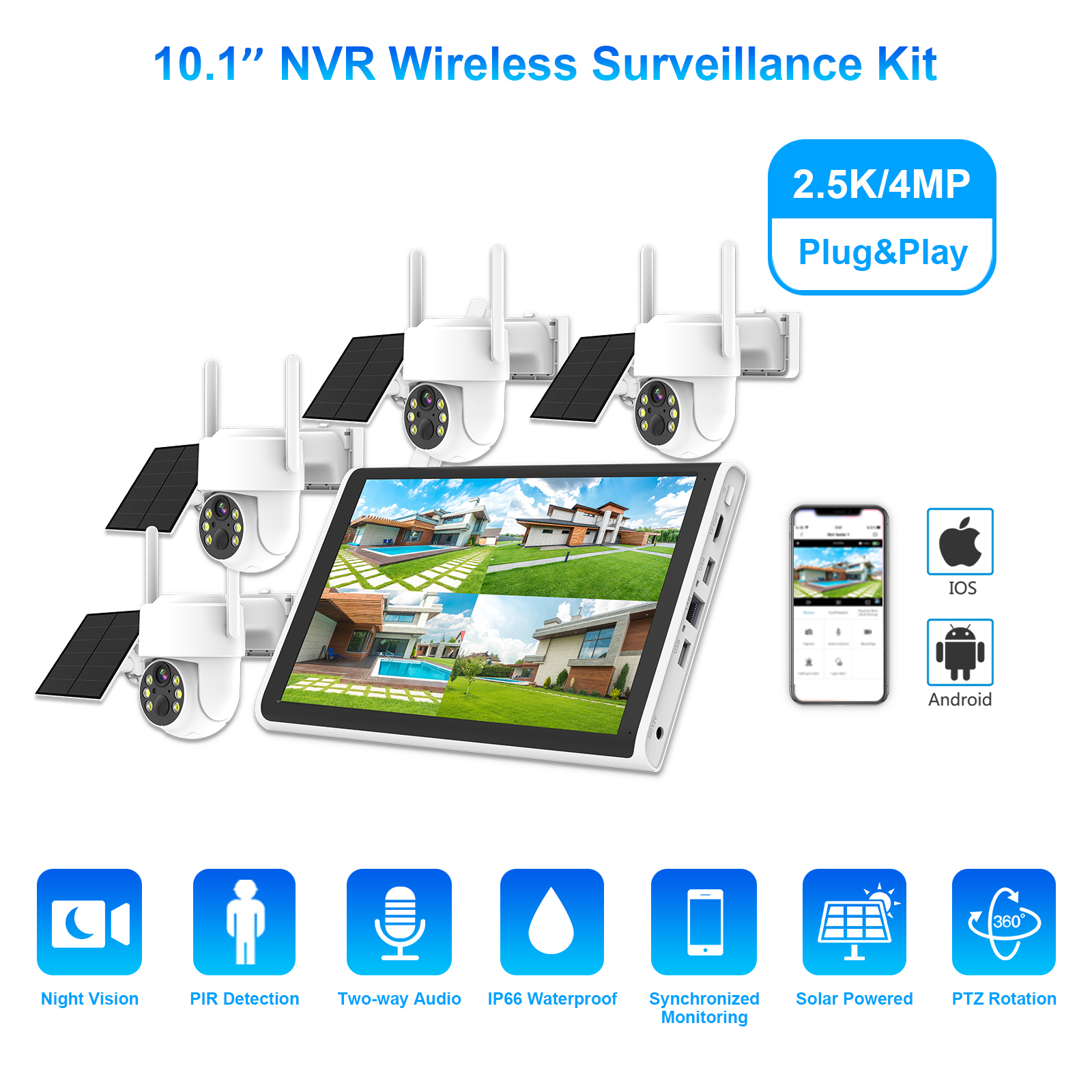 WIFI Battery Camera Monitoring System