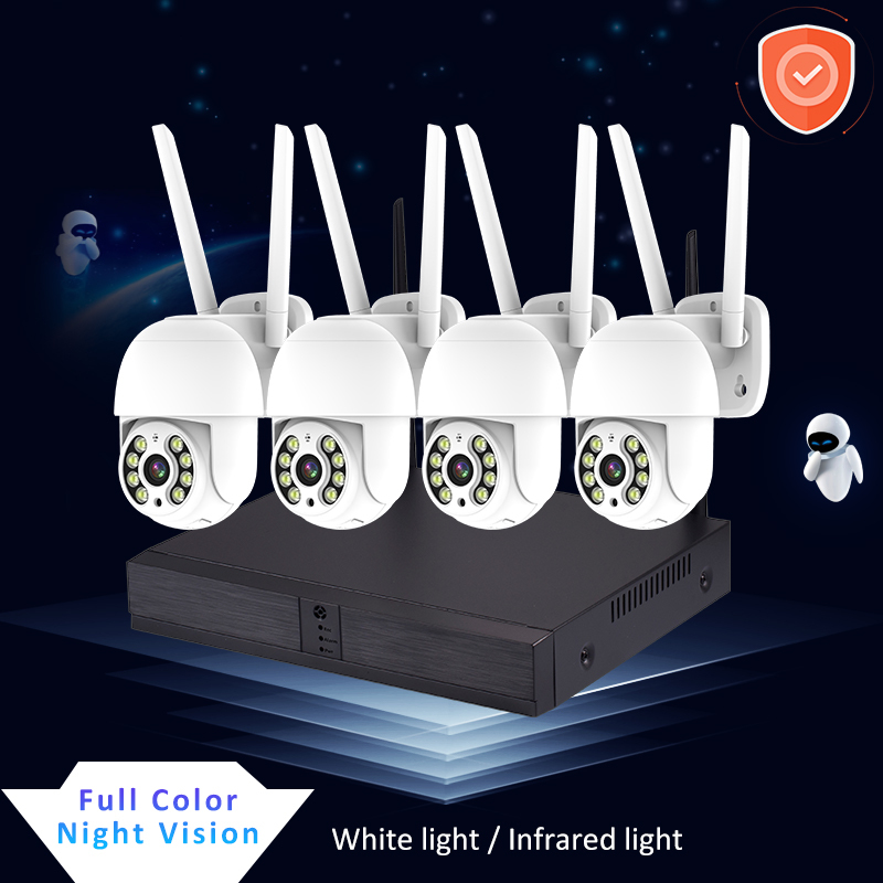 4CH PTZ Camera NVR System