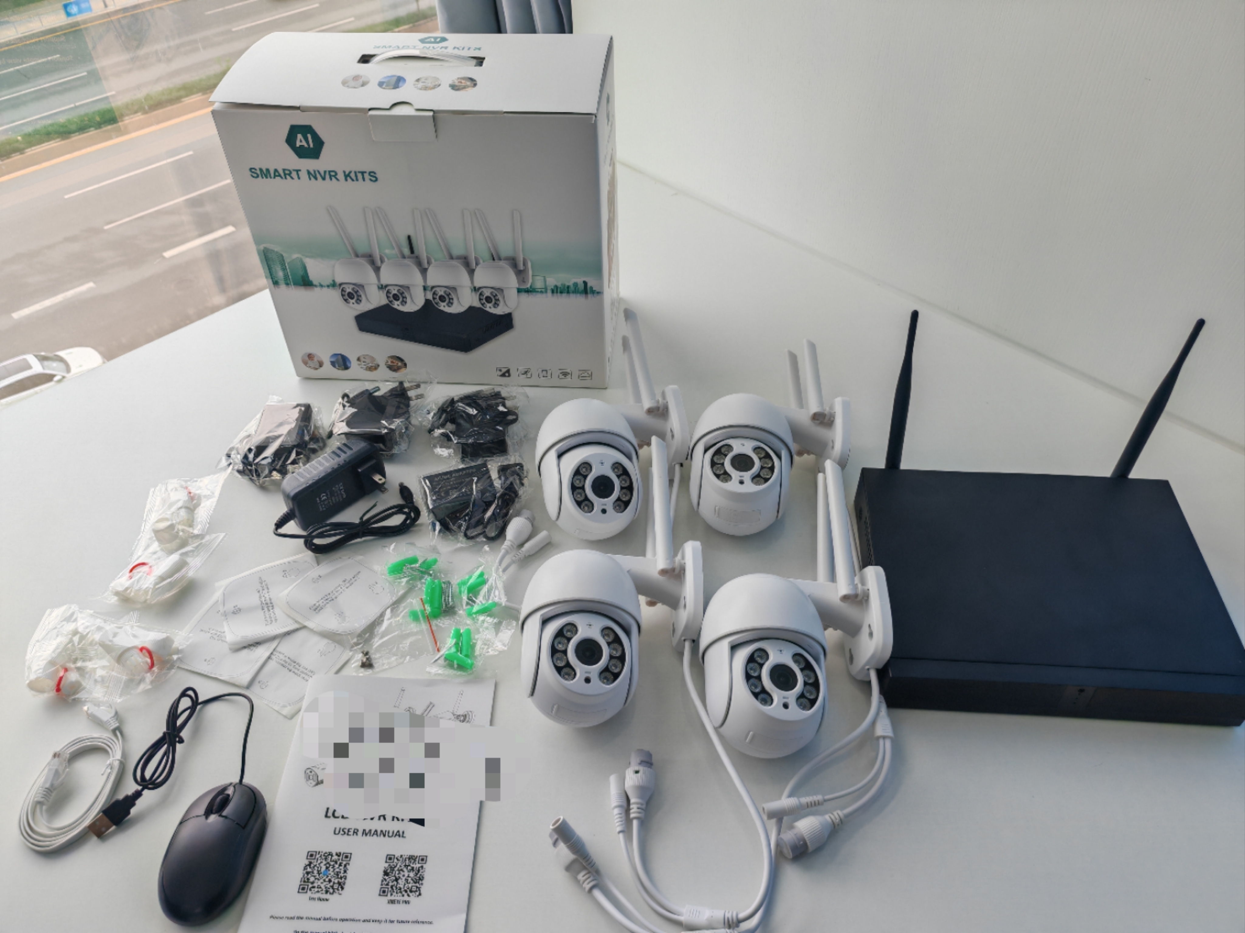 4CH PTZ Camera NVR System