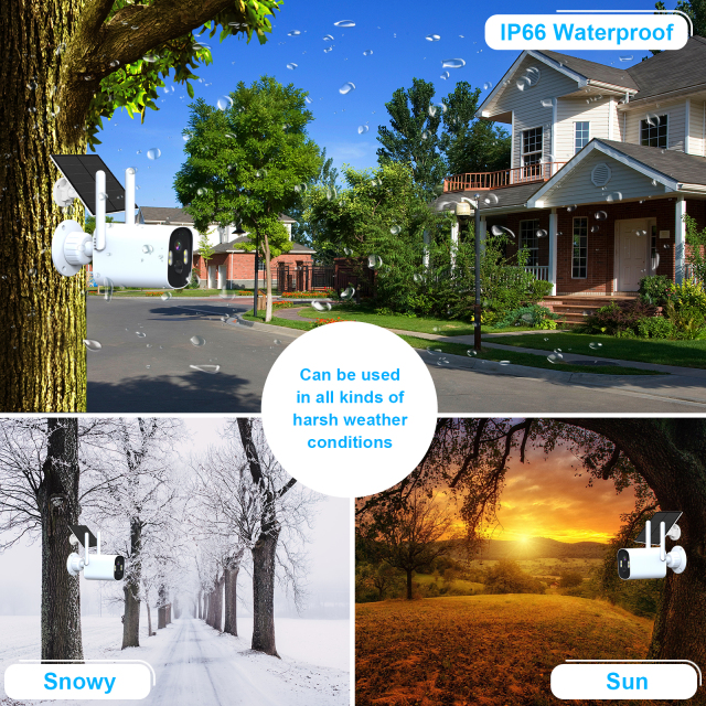 Solar Battery Camera with 10.1'IN NVR System