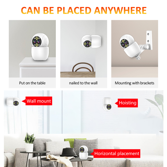Indoor Optical Zoom Dual-lens camera