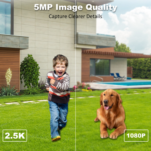5MP Solar Battery Camera