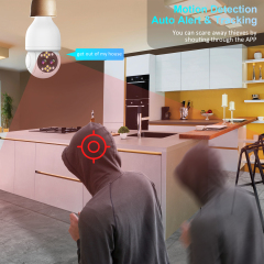 5X Zoom Dual-lens Light Bulb Camera