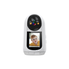White Baby Camera with 2.4 inch Screen