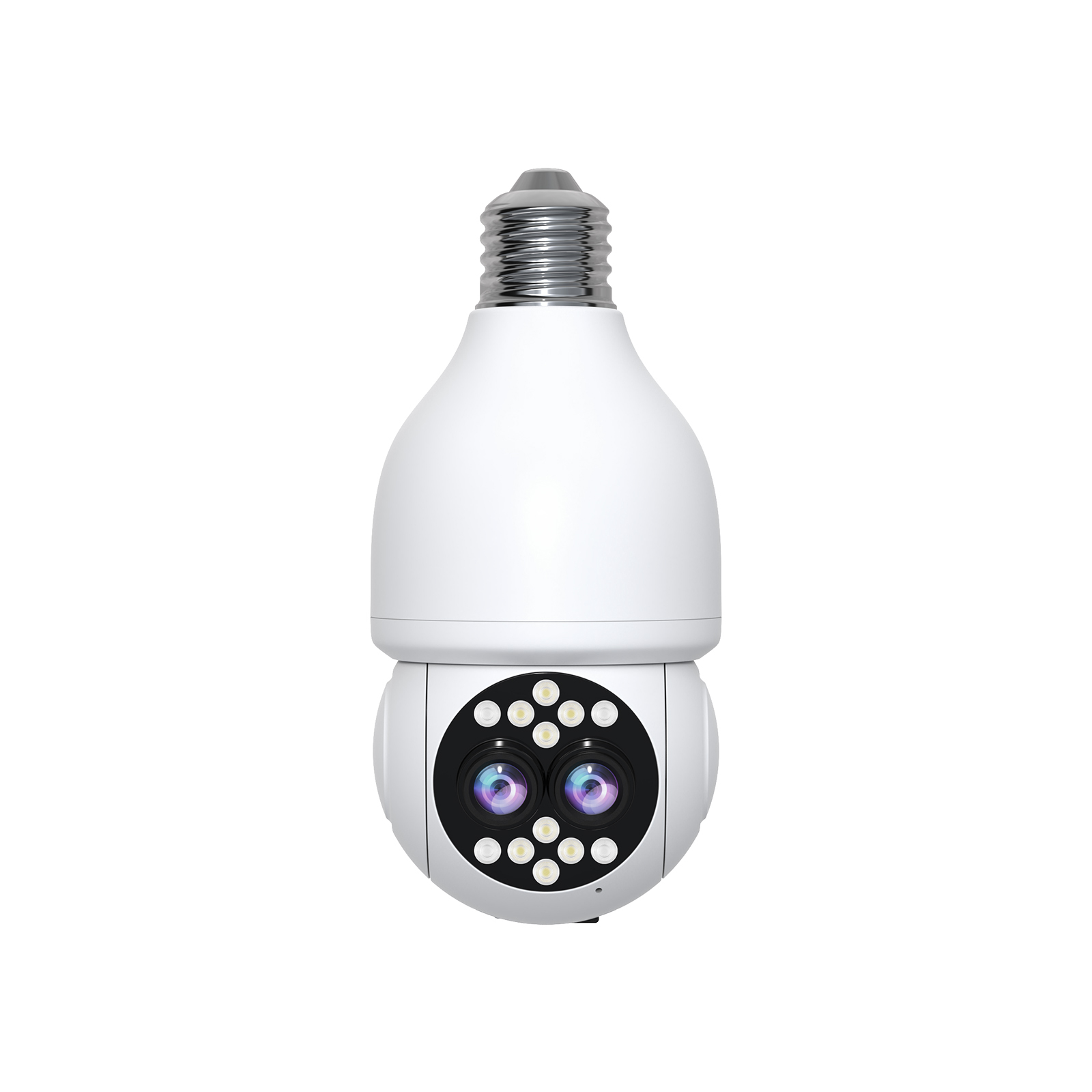 5X Zoom Dual-lens Light Bulb Camera