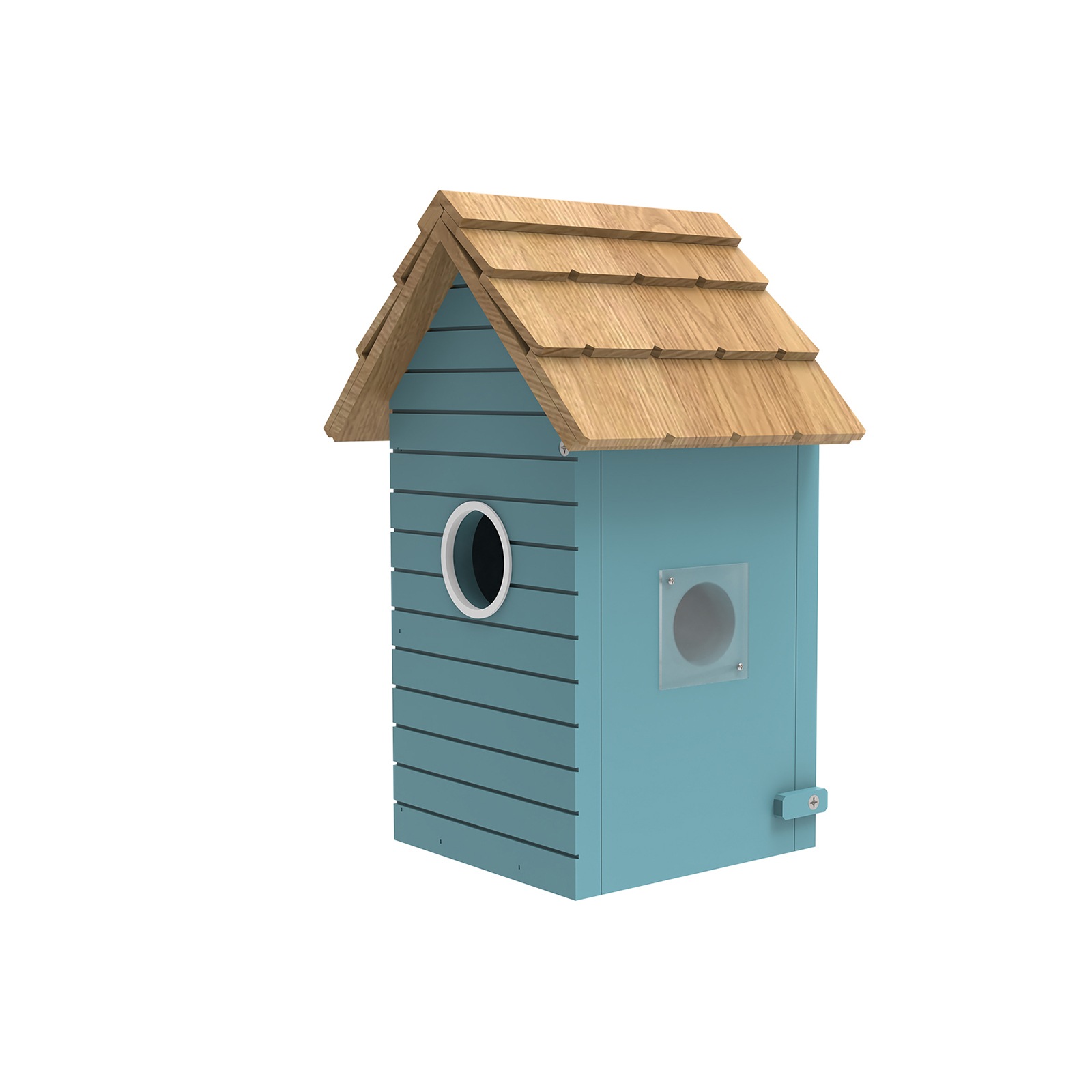 Wooden Bird House with 3Mp Camera
