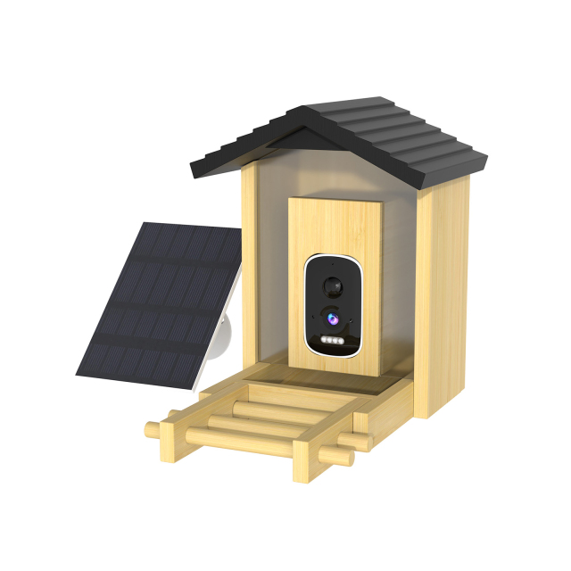 Bamboo Al Smart Bird Feeder