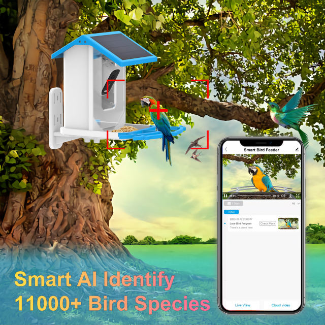 2.5L Capacity Smart Bird Feeder