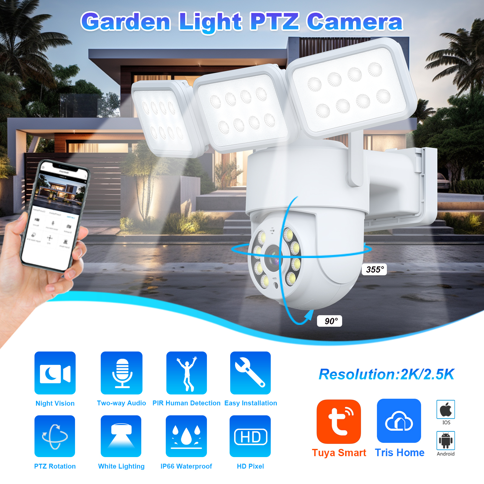 Floodlight Battery Camera