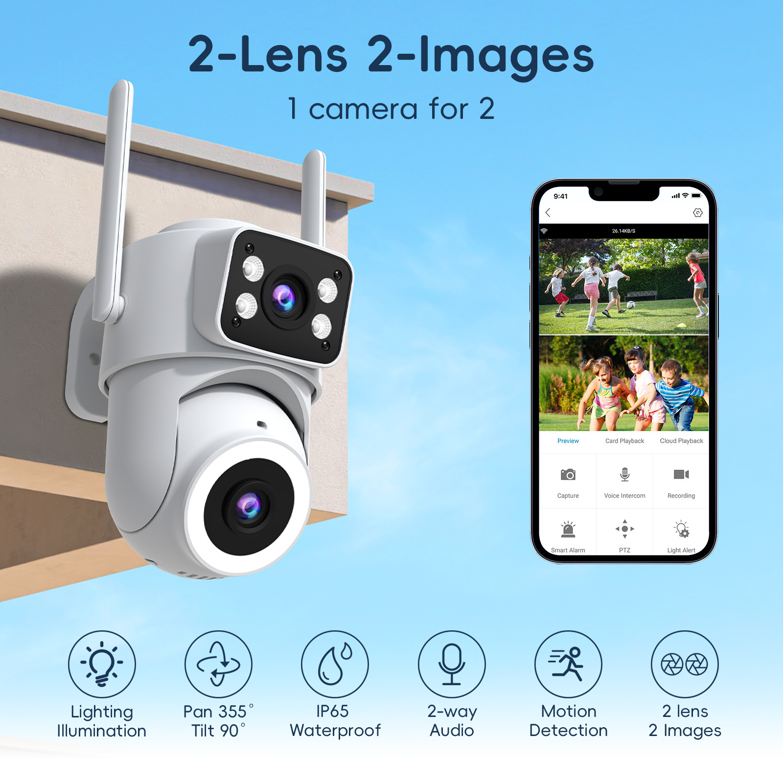 icsee Binocular Surveillance Camera