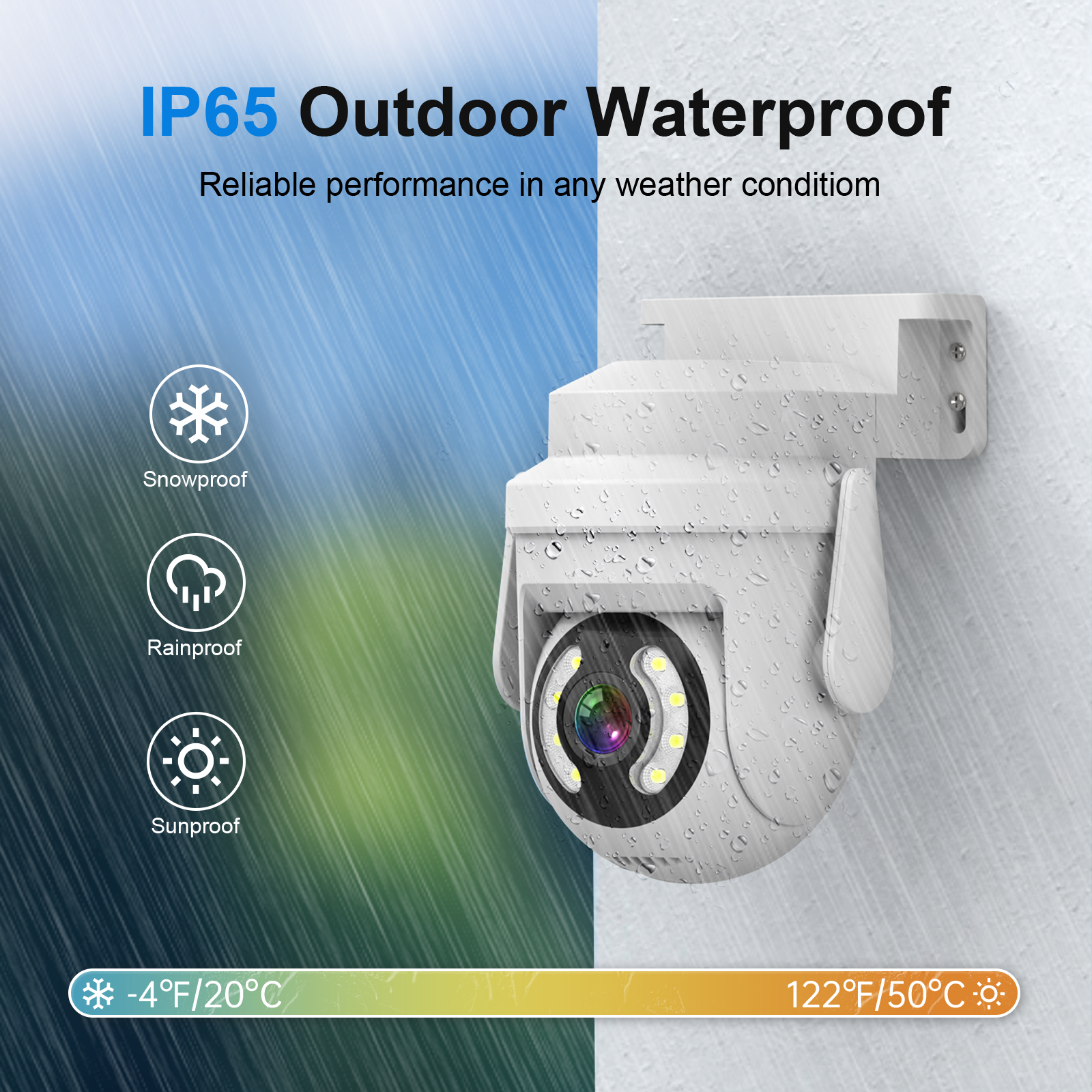 Wireless ICSEE Surveillance AI PTZ Camera