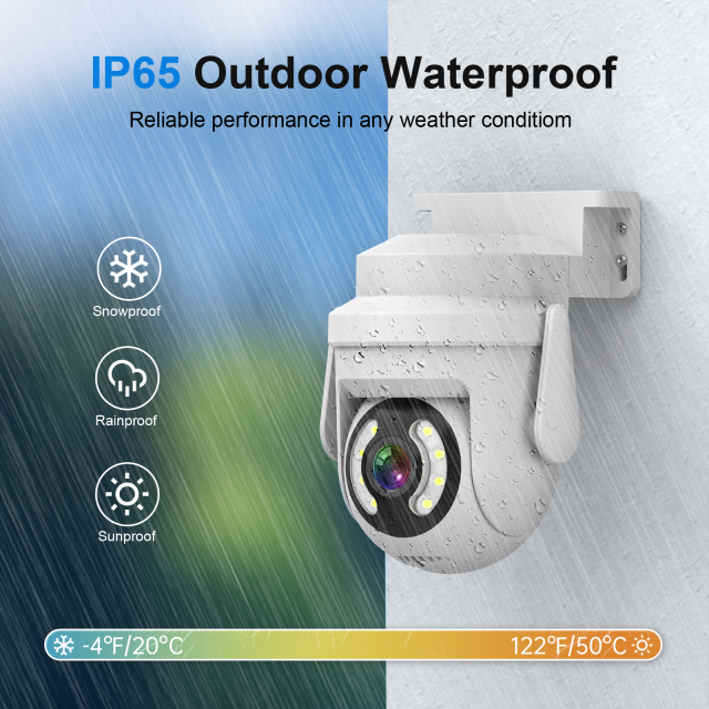 Wireless ICSEE Surveillance AI PTZ Camera