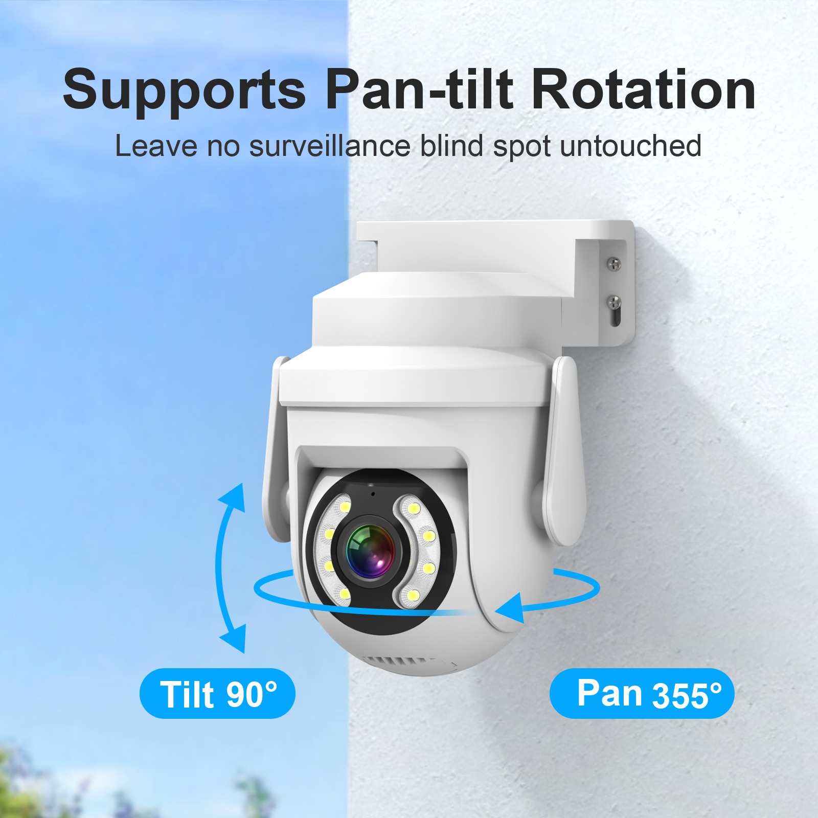 Wireless ICSEE Surveillance AI PTZ Camera