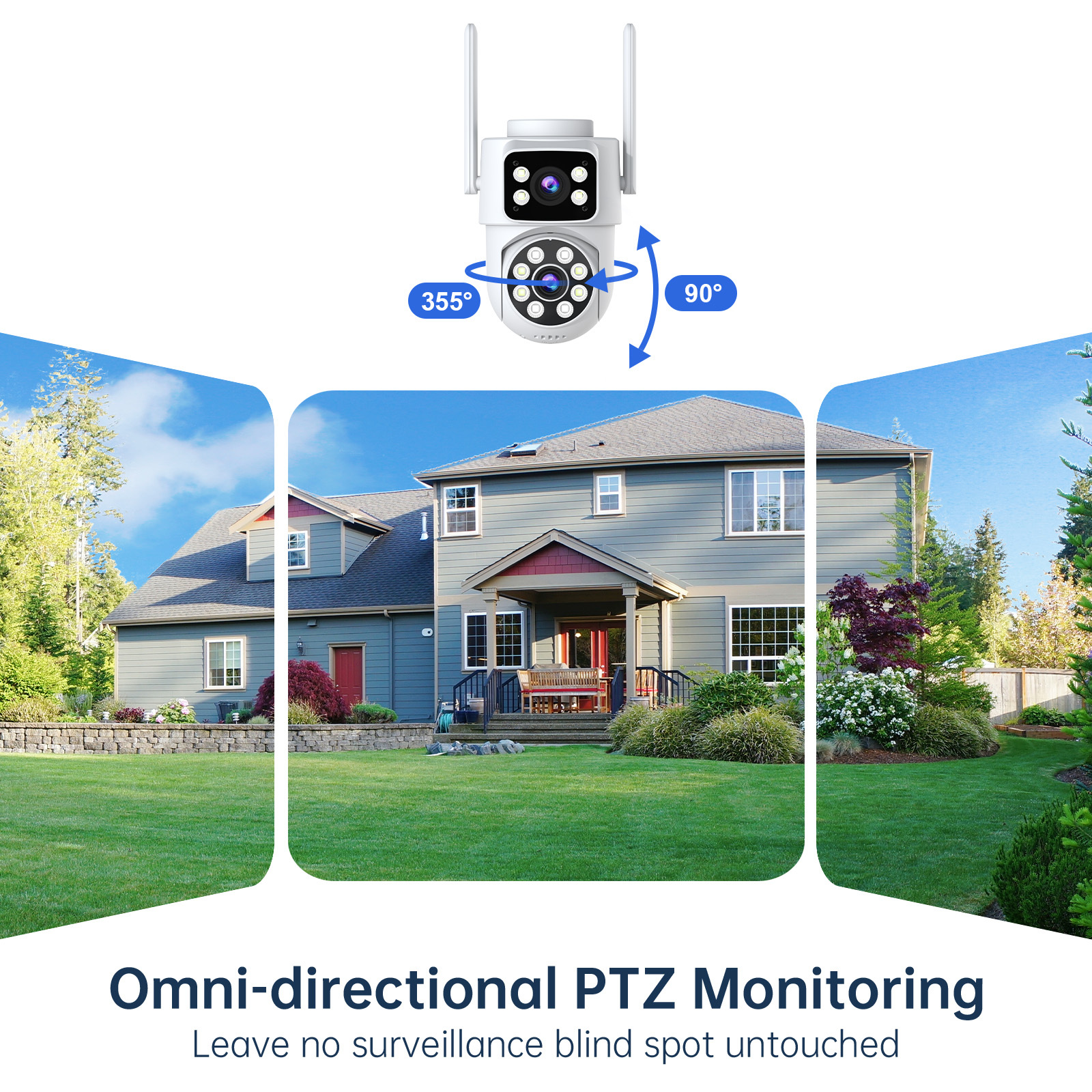 Dual-Lens 2K HD Camera