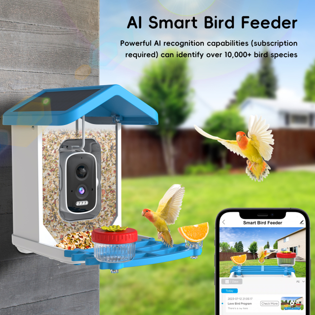 Plastic Smart Al Bird Feeder