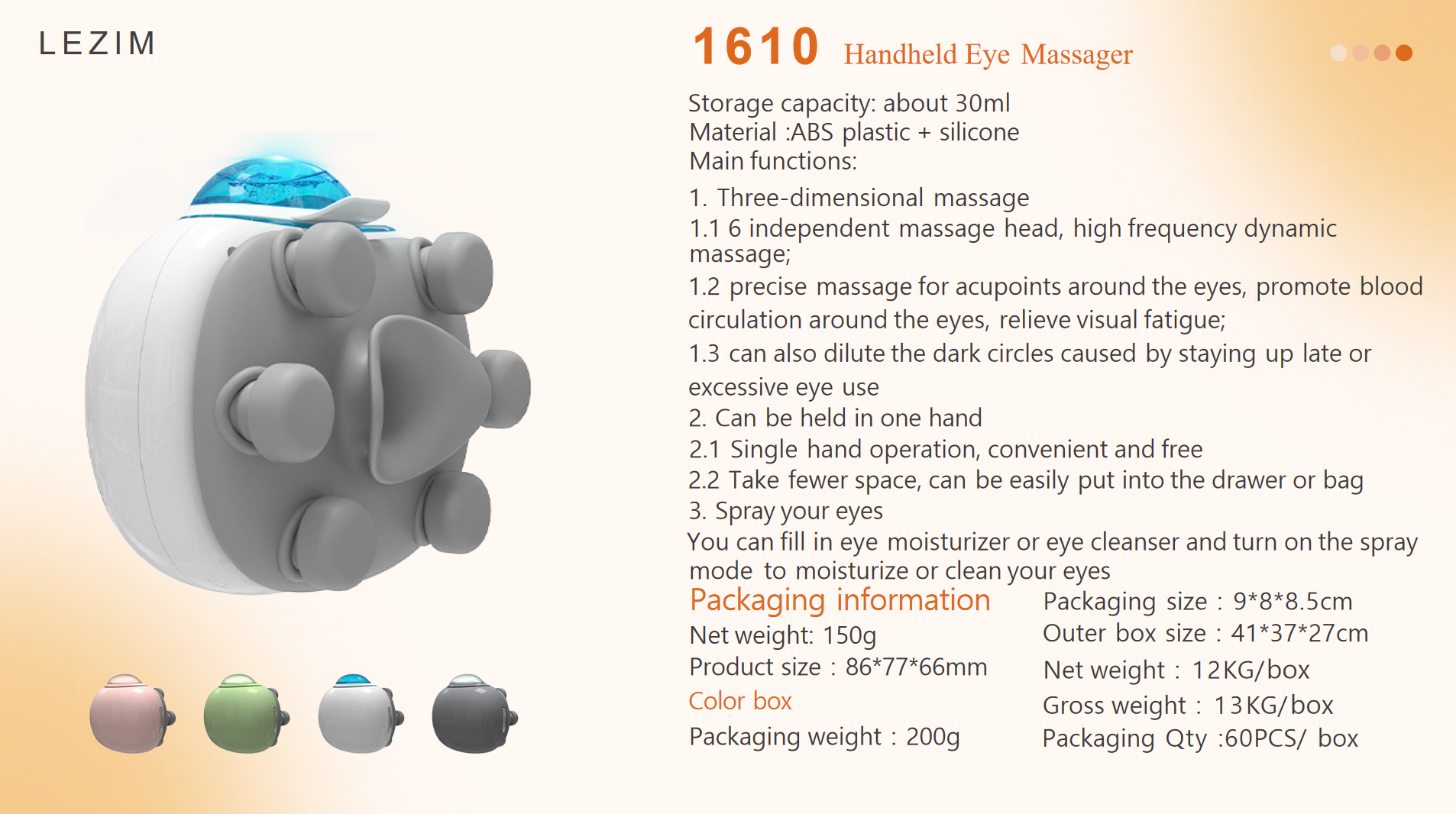 Handheld Eye Massager - 1610