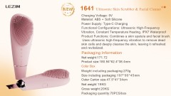 Ultrasonic Skin Scrubber & Facial Cleaner - 1641