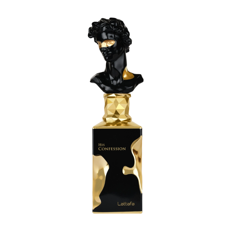 Lattafa His Confession Eau de Parfum - Sophisticated Woody Oriental Fragrance for Men