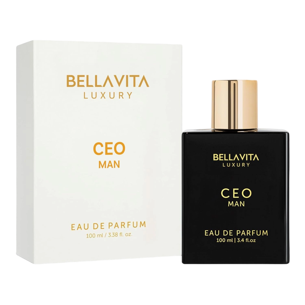 Bella Vita Luxury CEO MAN Eau de Parfum 100ml | Long-Lasting Citrus Aromatic Woody Men's Perfume