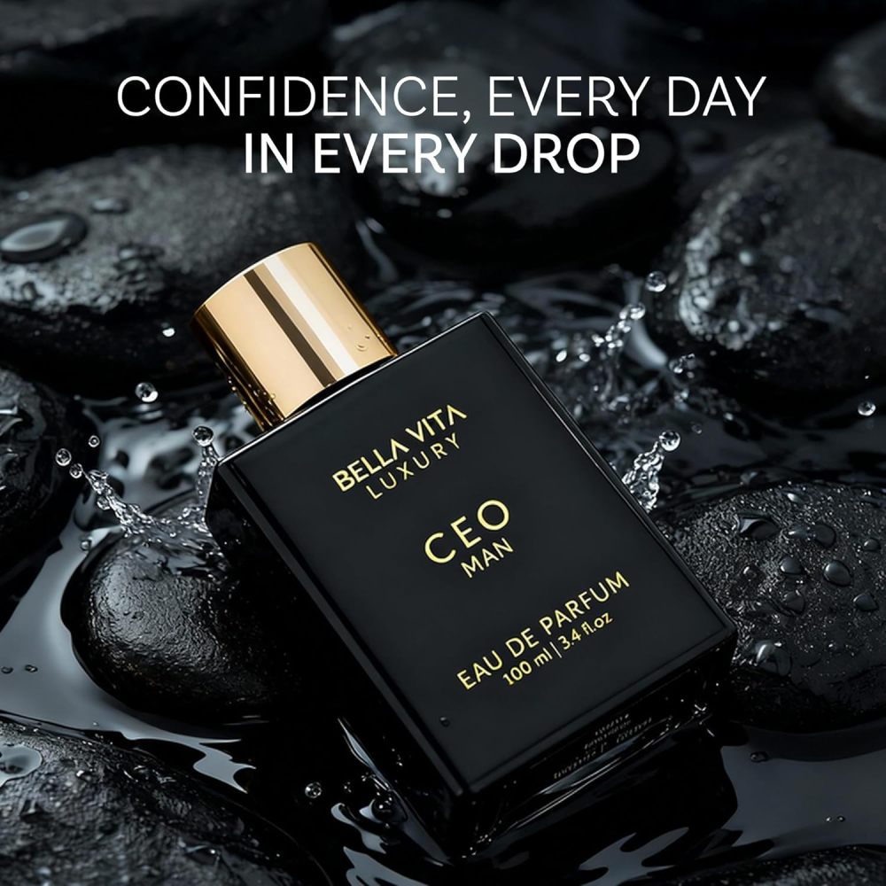 Bella Vita Luxury CEO MAN Eau de Parfum 100ml | Long-Lasting Citrus Aromatic Woody Men's Perfume