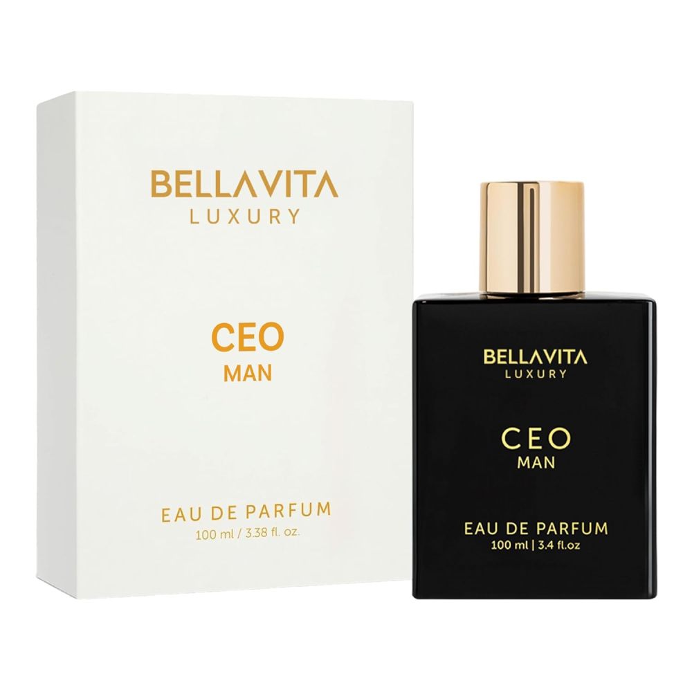 Bella Vita Luxury CEO MAN Eau de Parfum 100ml | Long-Lasting Citrus Aromatic Woody Men's Perfume
