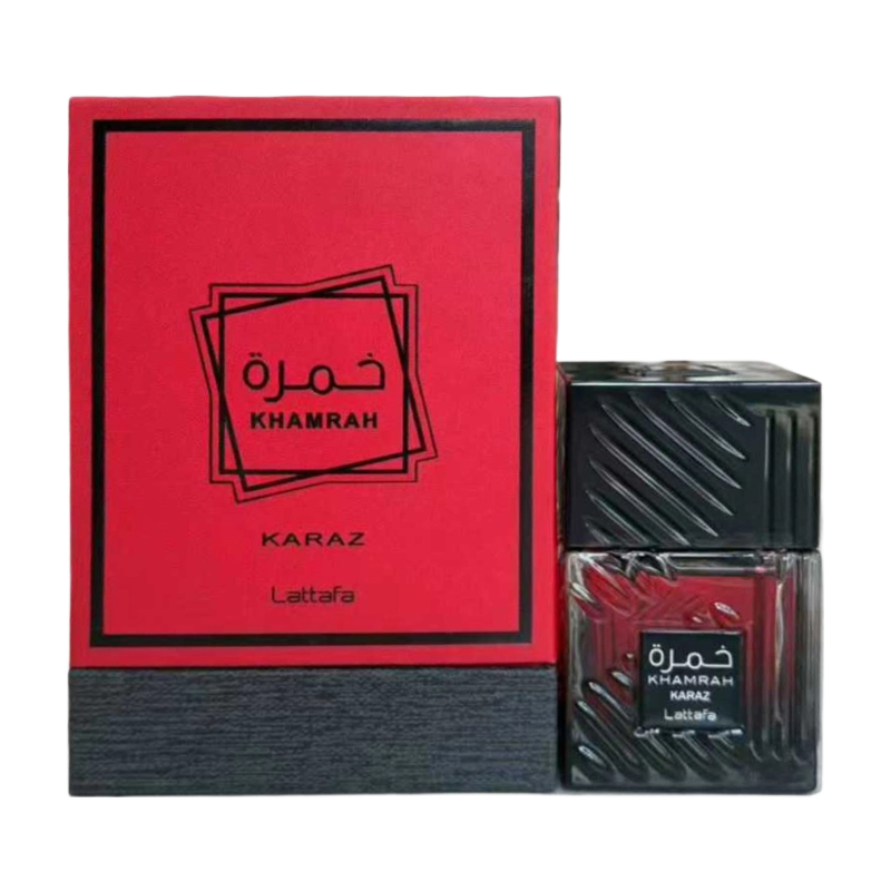 Lattafa Khamrah Karaz Eau de Parfum - Juicy Pomegranate Amber Fragrance for Unisex 100ml
