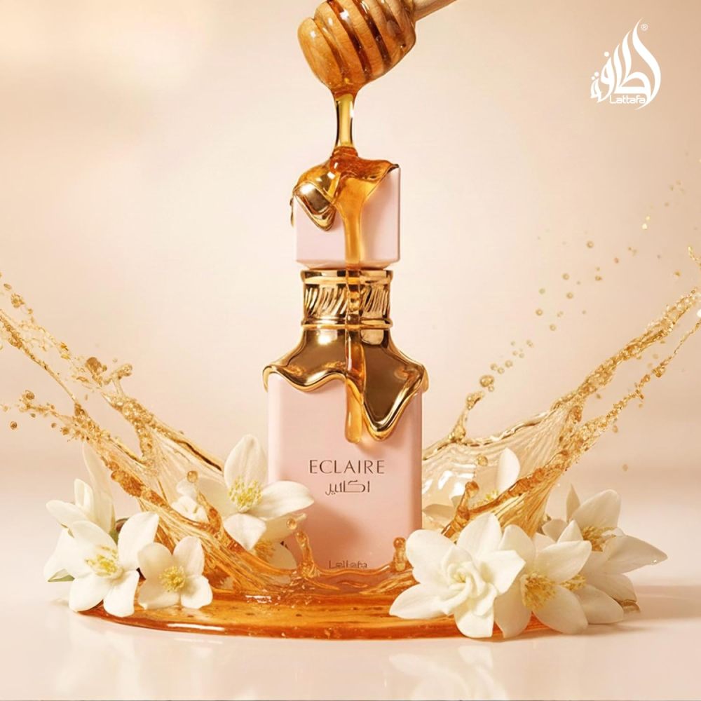 Lattafa Eclaire Eau de Parfum - Sweet Floral Gourmand Fragrance for Women
