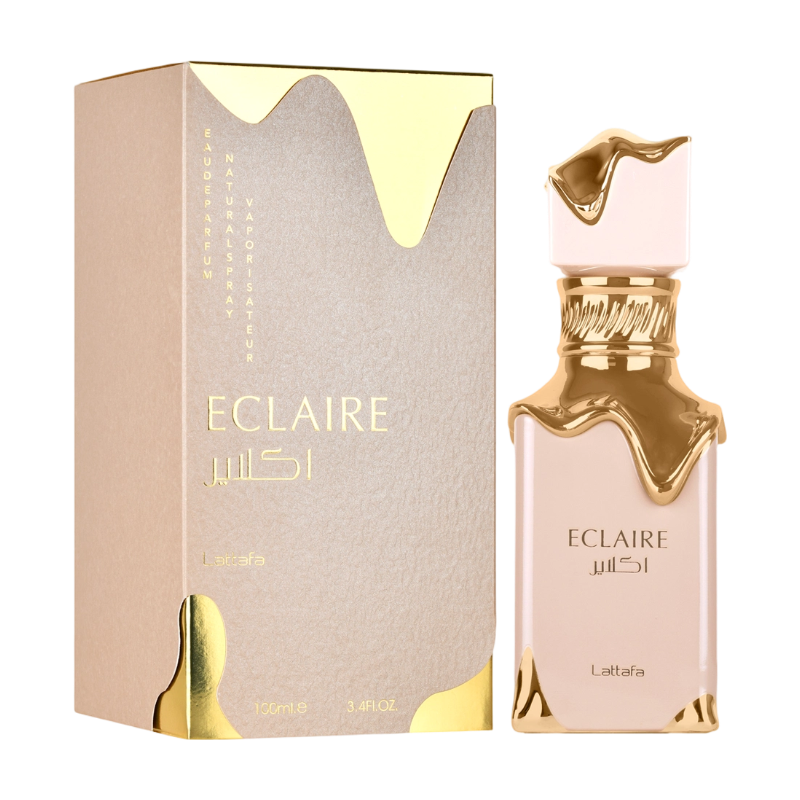Lattafa Eclaire Eau de Parfum - Sweet Floral Gourmand Fragrance for Women