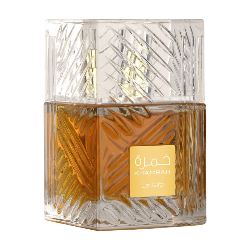 Lattafa Khamrah Eau de Parfum - Rich Rum Tobacco Amber Woody Fragrance for Unisex 100ml