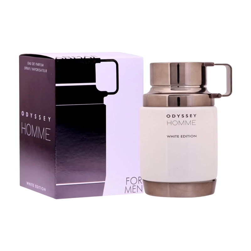 Armaf Odyssey Homme White Edition Eau de Parfum - Fresh Woody Soap Fragrance for Men 100ml