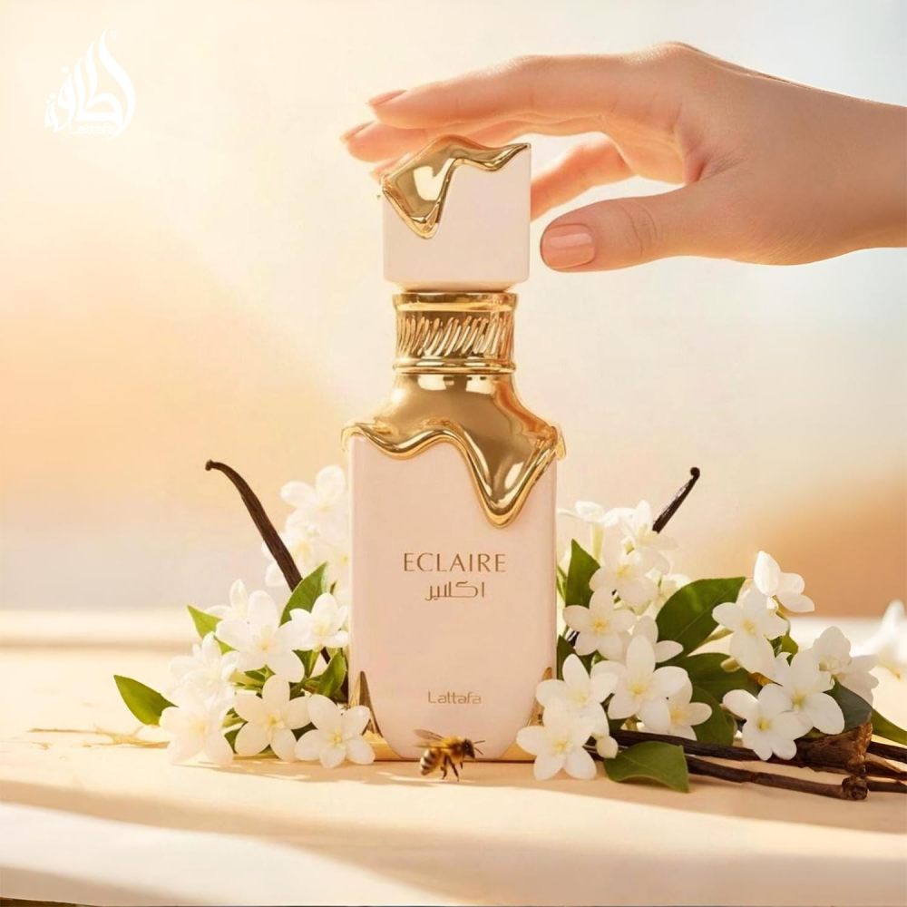 Lattafa Eclaire Eau de Parfum - Sweet Floral Gourmand Fragrance for Women